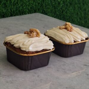 Mini budin carrot cake