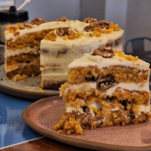 Porcion Carrot Cake